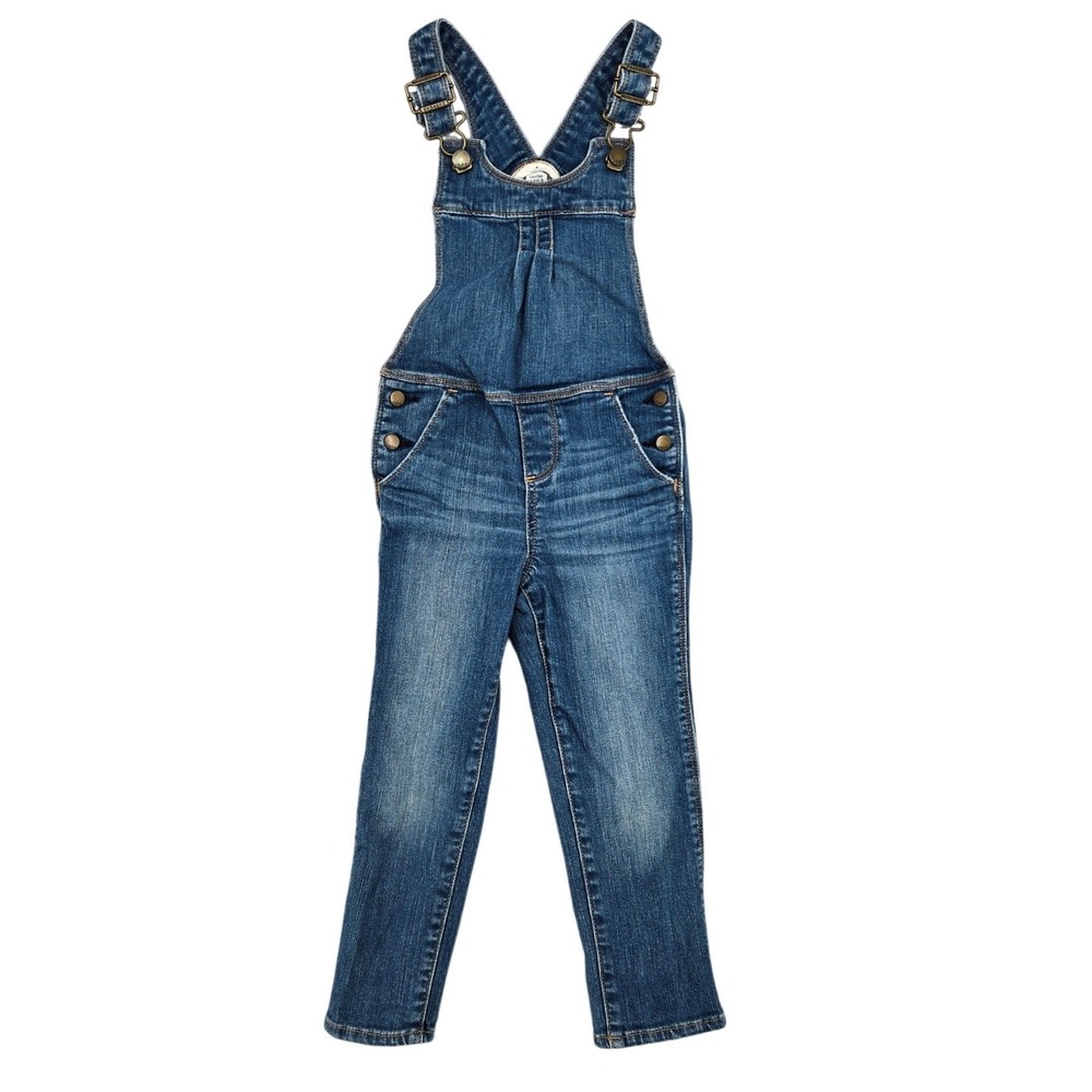 Baby Gap Size 4 Years 1969 Kids Denim Overalls Medium Wash‎ Blue Jeans